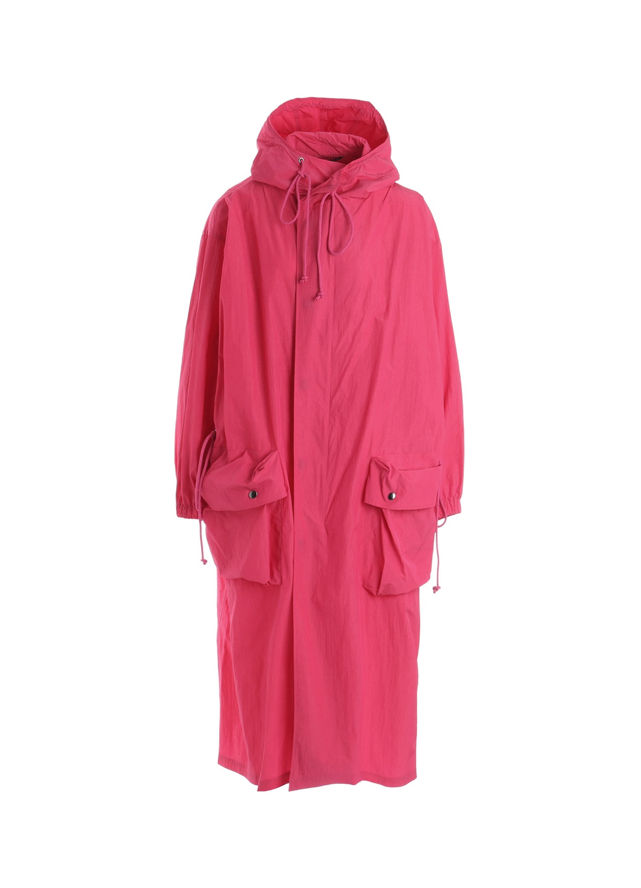 NY/ JET TAFFETA HOODED BIG COAT(XS Pink): Y's｜THE SHOP YOHJI YAMAMOTO