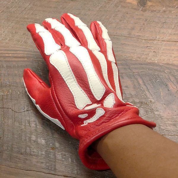 VANSON】(バンソン) ROPX SKELTON LEATHER GLOVE / ローパー