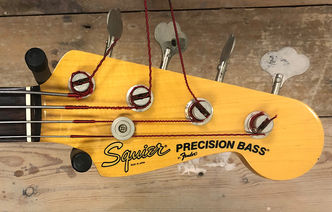 Squier by Fender JV Precision Bass guitar, made in Japan 1982