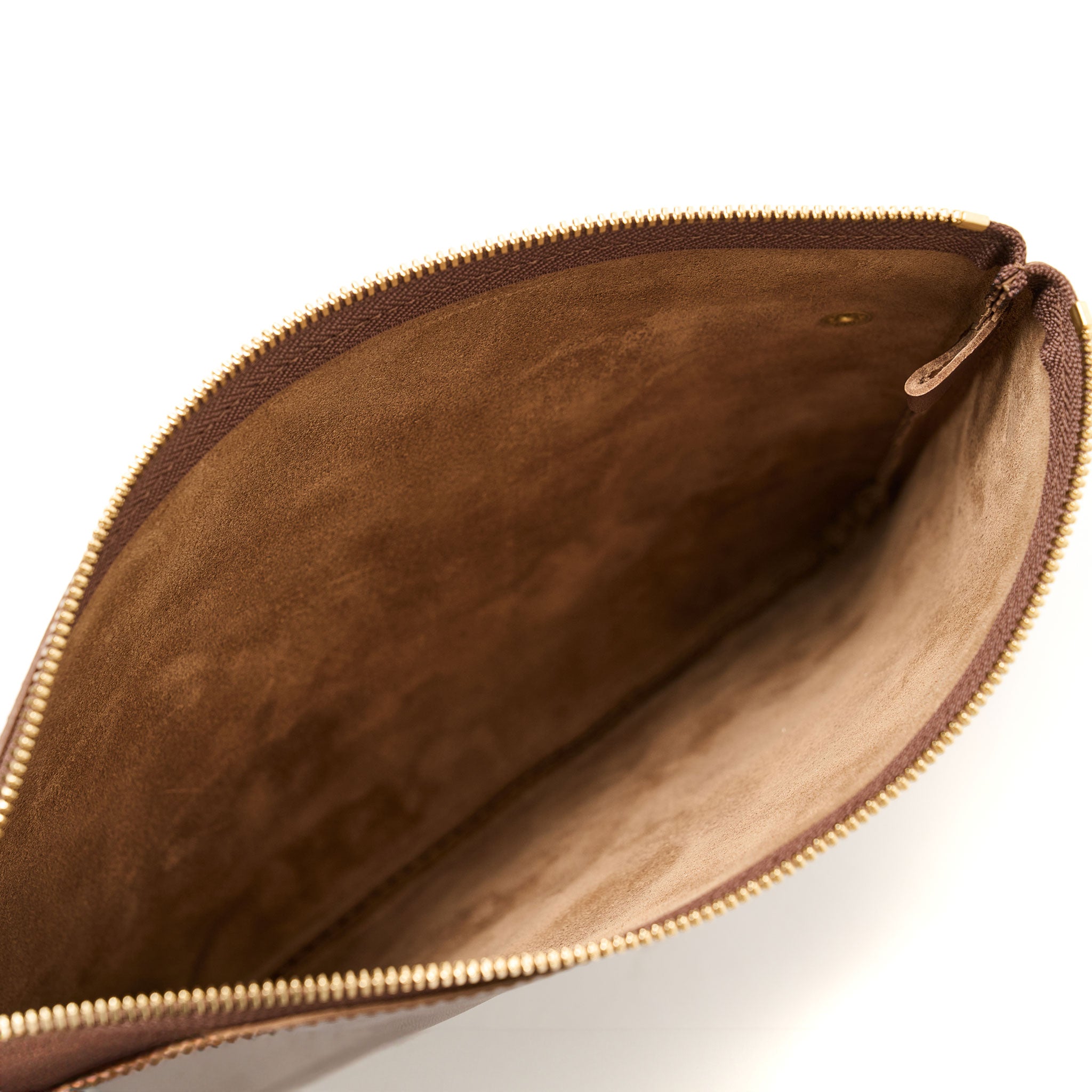 RDT-PC01-L | SQUARE ZIP & SNAP POUCH –LEATHER- ローリングダブ