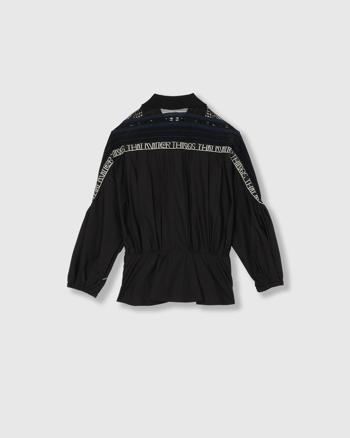 TORCHON LACE SWITCHING ZIP-UP BLOUSON | SENSE 17_ | STORE | THINGS