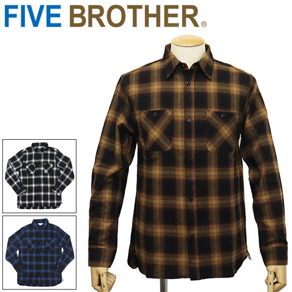 正規取扱店 FIVE BROTHER (ファイブブラザー) 152460 ライトフランネル