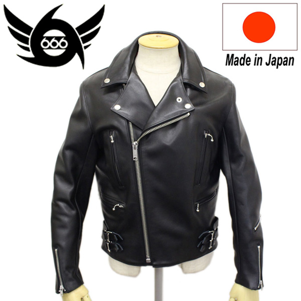正規取扱店 666 LJM-1 U.K.SIDE BELT LEATHER JACKET REGULAR FIT