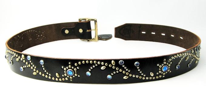 正規取扱HTC #585 Flower Silver Studs Belt(フラワーシルバースタッズ