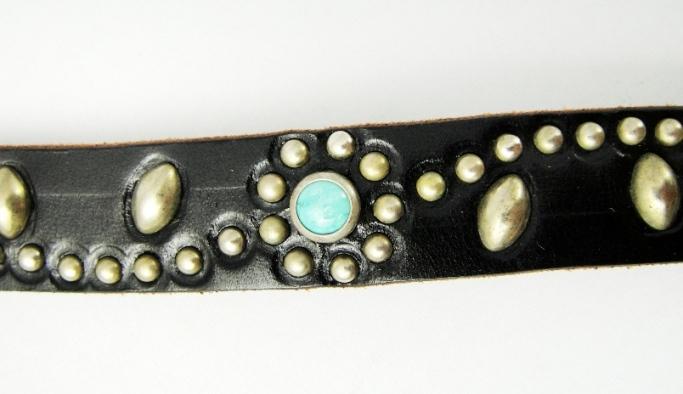 正規取扱HTC SN-32-TQ Turquoise Narrow Studs Belt(ターコイズナロー