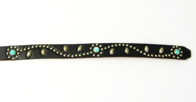 正規取扱HTC SN-32-TQ Turquoise Narrow Studs Belt(ターコイズナロー