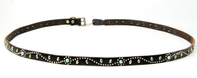 正規取扱HTC SN-32-TQ Turquoise Narrow Studs Belt(ターコイズナロー