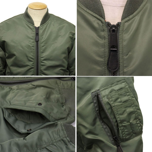 正規取扱店 AVIREX (アヴィレックス) 2952013 MA-1 COMMERCIAL LOGO