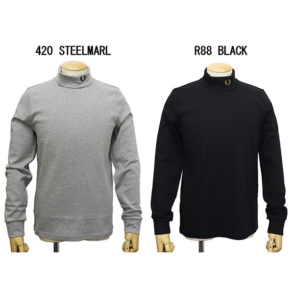正規取扱店 FRED PERRY (フレッドペリー) M1643 Roll Neck Top ロール