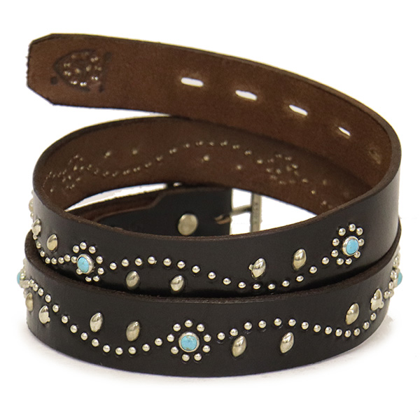 正規取扱店 HTC(Hollywood Trading Company) Belt #SN-32 Turquoise