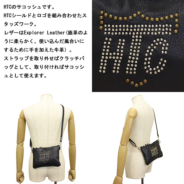 正規取扱店 HTC(Hollywood Trading Company) Sacoche #Shield Logo