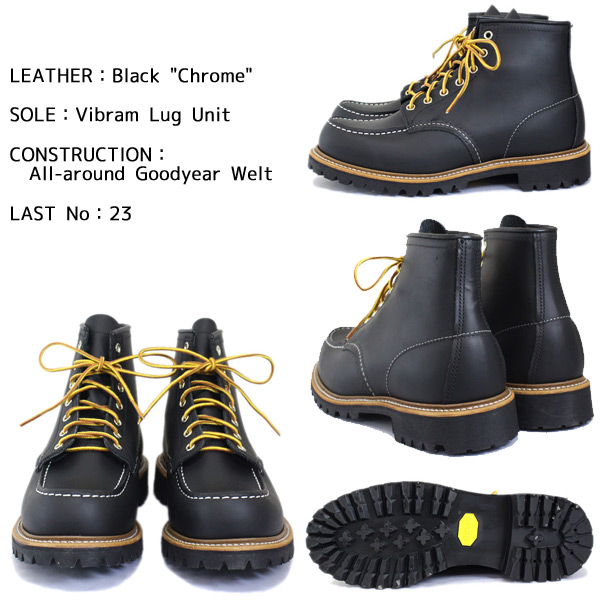 REDWING (レッドウィング) 8176 Classic Work 6inch Moc-toe/Lug-sole