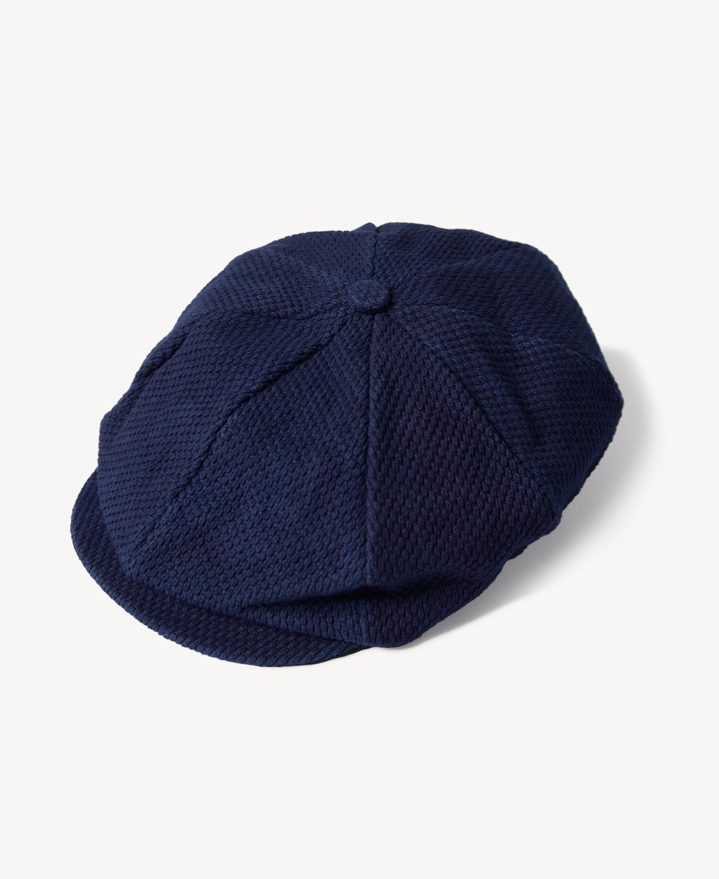 Indigo-Dyed Sashiko Newsboy Cap | Time Catcher – Time Catcher Clothing
