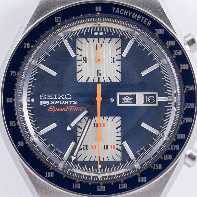 SEIKO REF.6138-0030 5 Sports Speed Timer KAKUME NOS with BOX