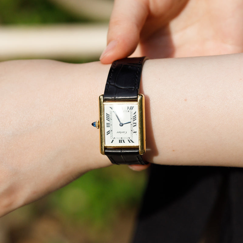 CARTIER LM Pre Must TANK for Europe Ref.15705 – TIMEANAGRAM