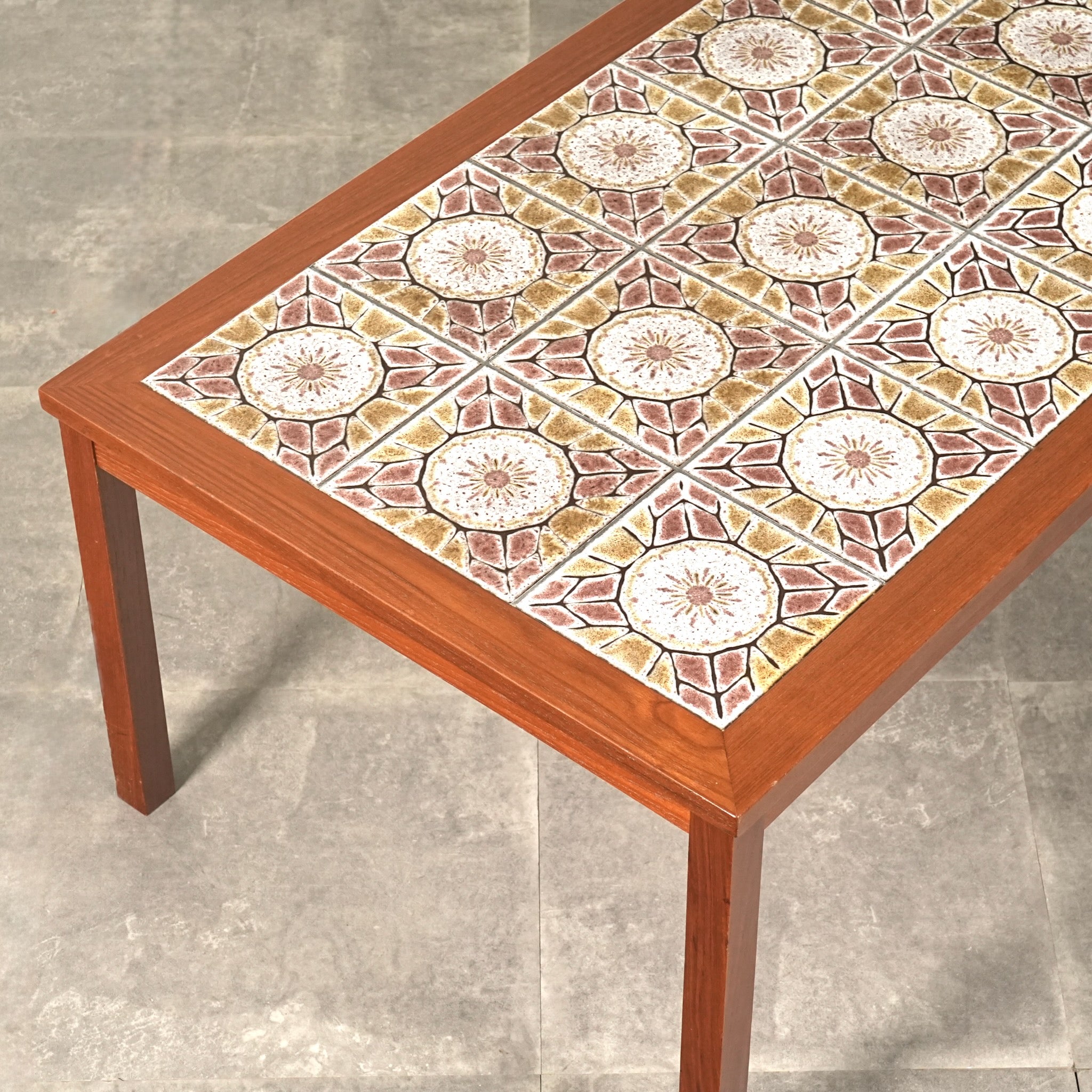 デンマークヴィンテージ タイルトップ ローテーブル – TIME HYPE