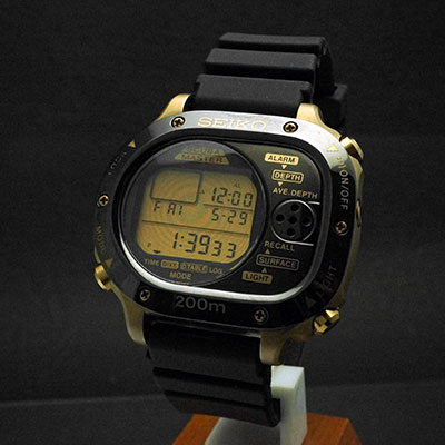 セイコー スポーツ スキューバマスター M725 黒金 ダイバーズウオッチ