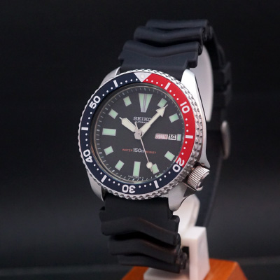 セイコー 150mダイバー 4th Ref.6309 赤青ベゼル アンティークウオッチ