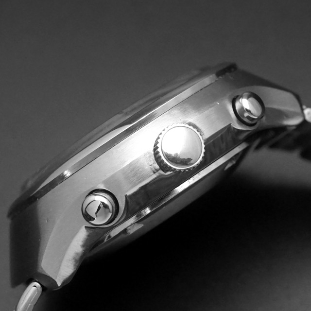 セイコー 5スポーツ スピードタイマー 黒文字盤 縦目 Cal.6138