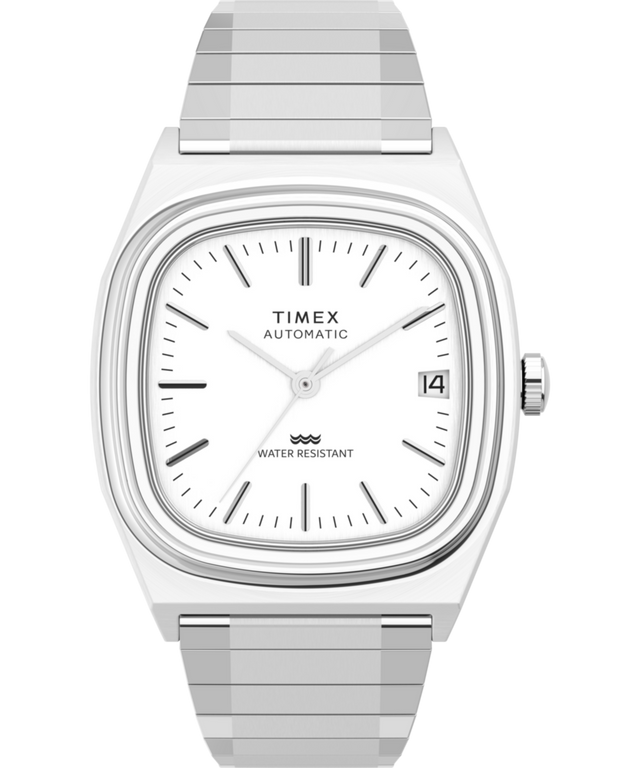 Timex® Automatic 1983 E Line Reissue 34mm Stainless Steel
