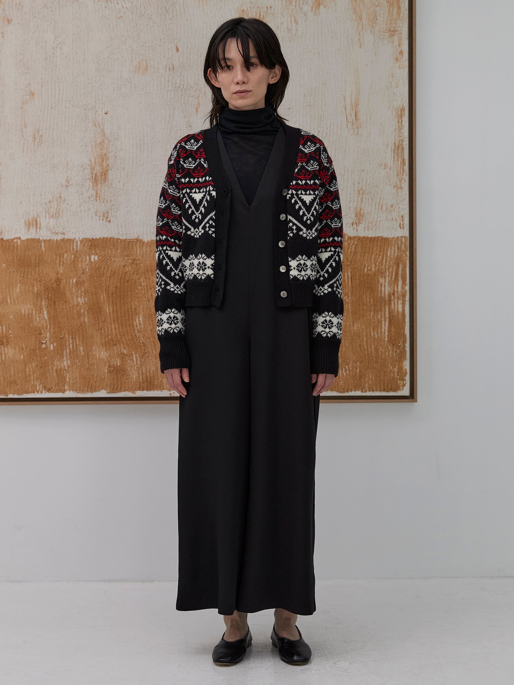 ノルディックニットカーディガン/TBDA-414