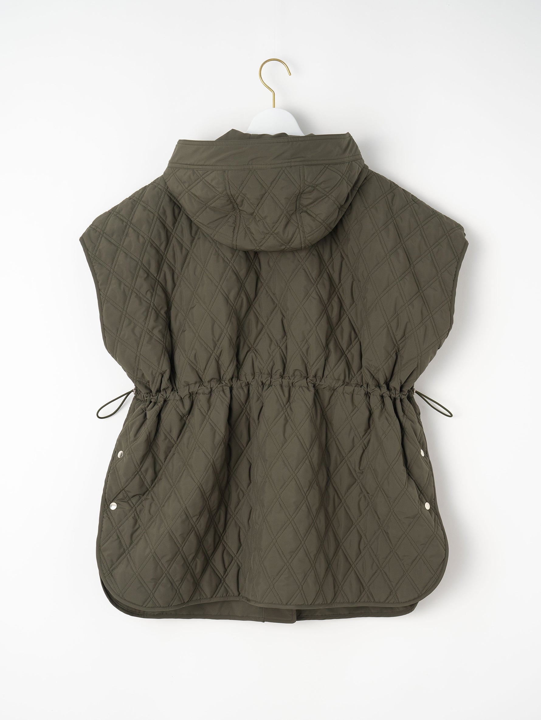 リバーシブルキルティングポンチョ/TBEA-032