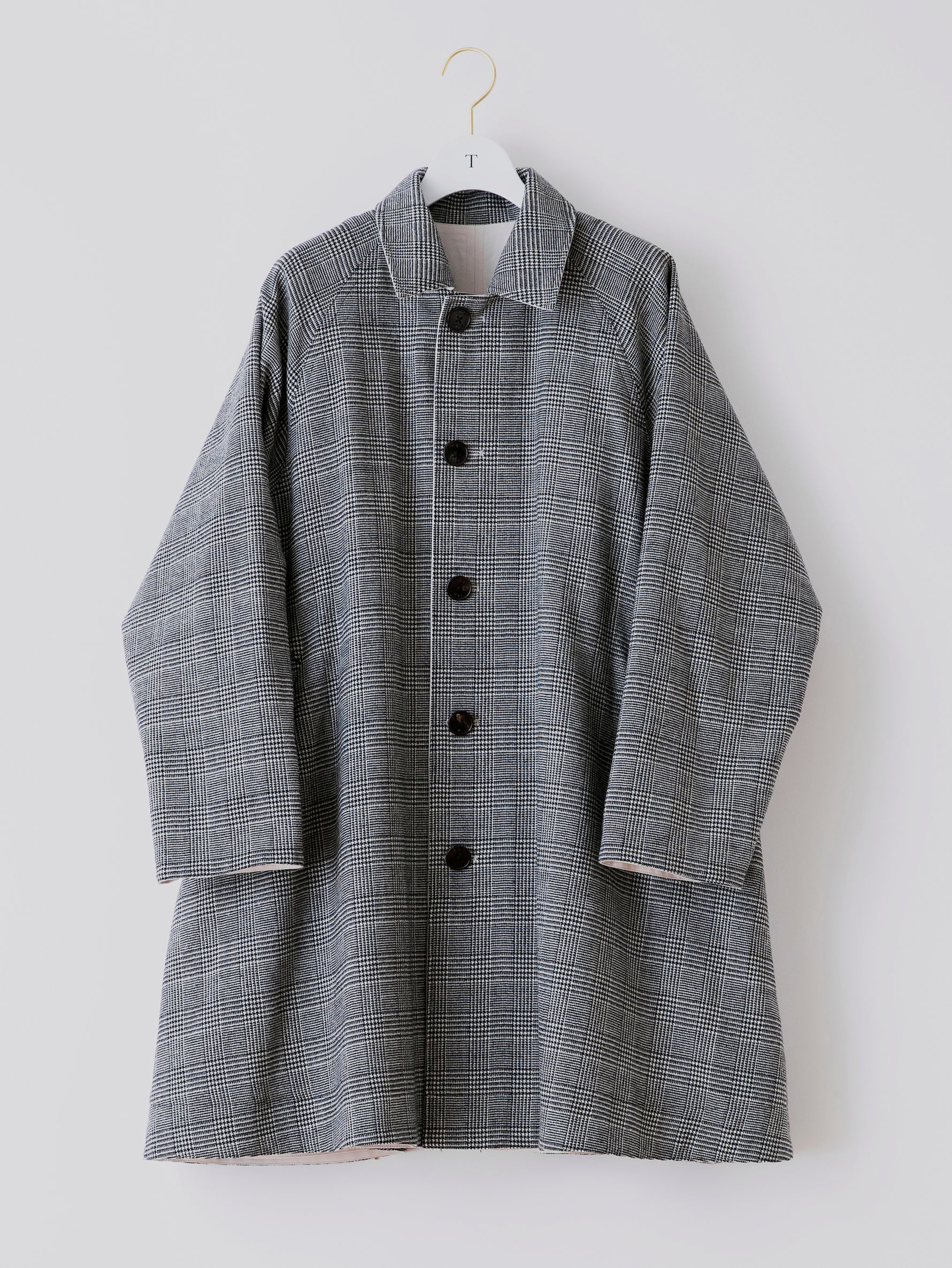 リバーシブルステンカラーショートコートクラシック/TBBA-001