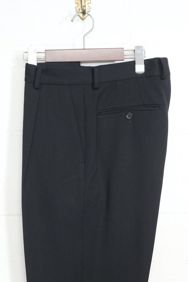 TIGHT / PLEATED TROUSERS (TYPE-2) （BLACK）