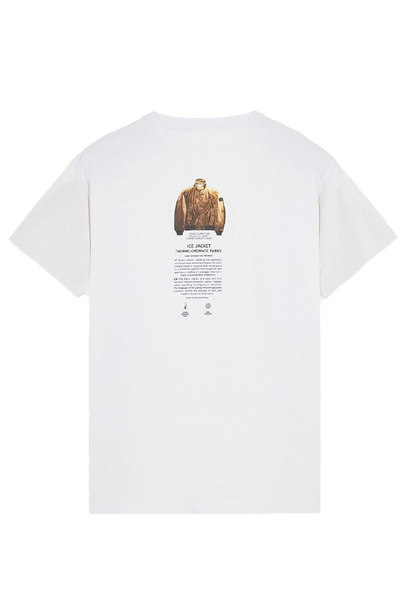 STONE ISLAND T-SHIRT 80152NS91 WIT – Tip de Bruin