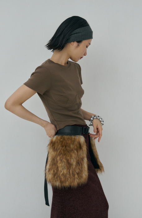 Mediam Double Craft Fur Bag - tity