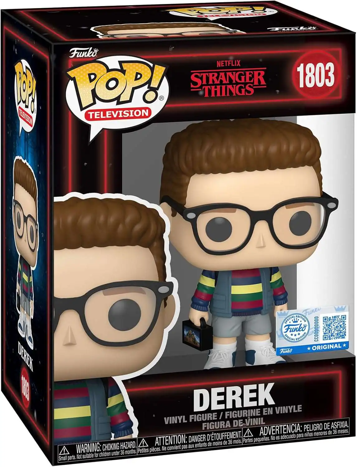 Funko Stranger Things POP Television Derek Exclusive Vinyl Figure