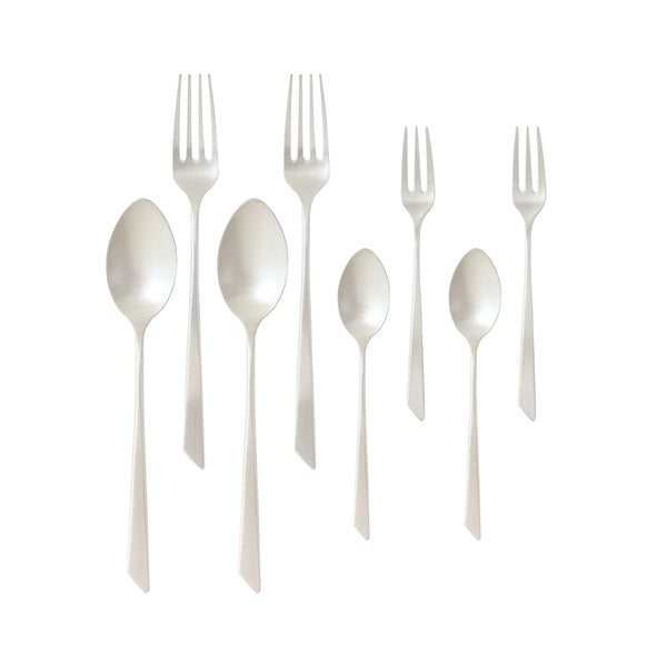 Toblef】カトラリーセット 8本セット【サテンシルバー】 カトラリー