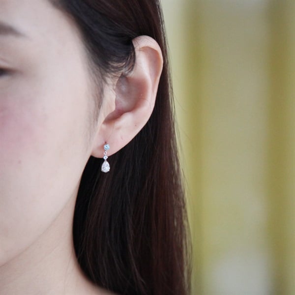 K10ホワイトゴールド ピアス | 111616153211 | 【公式】4℃ジュエリー