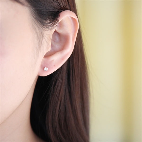 K18ホワイトゴールド ピアス | 111621153202 | 【公式】4℃ジュエリー