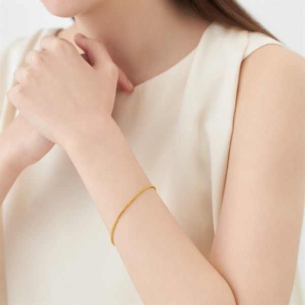 K18イエローゴールド チェーンブレスレット | 112511132002 | 【公式