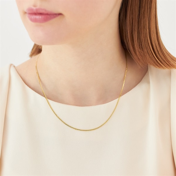 K18イエローゴールド チェーンネックレス | 112531122004 | 【公式】4