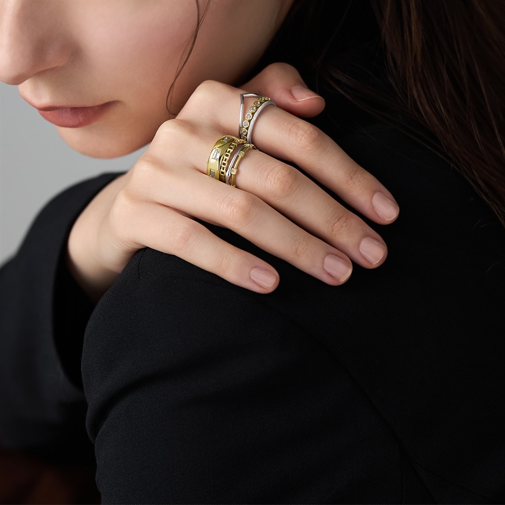 K10ホワイトゴールド リング | 112616142202 | 【公式】4℃ジュエリー