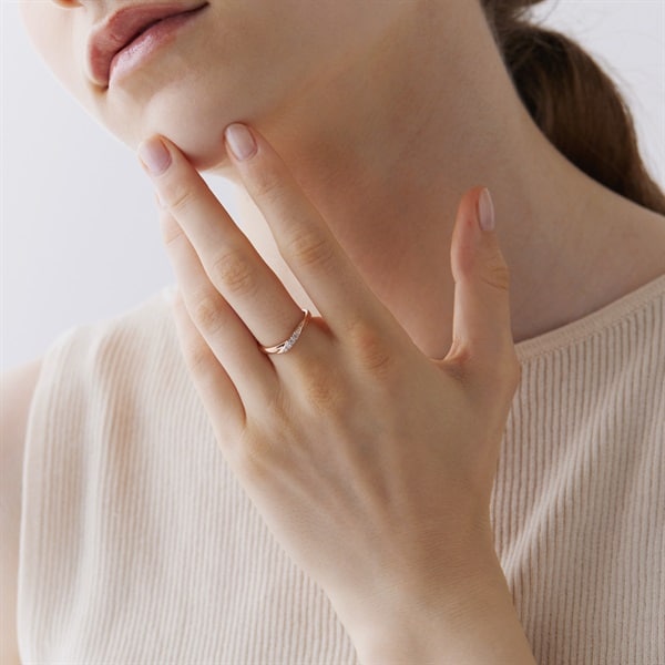 K18ピンクゴールドリング | 112141143103 | 【公式】4℃ジュエリー