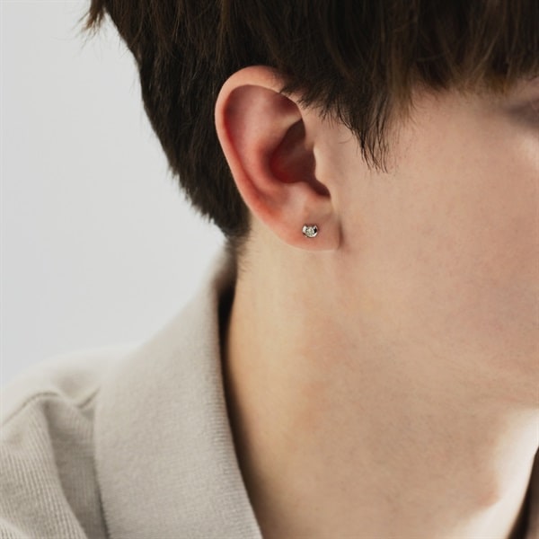 4月誕生石 シルバー ピアス/片耳用 | 112314351906 | 【公式】4