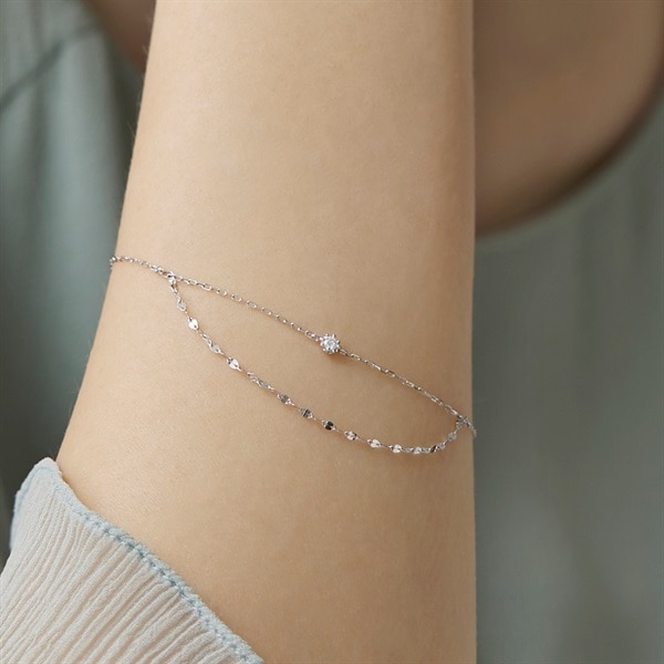 K18ホワイトゴールド ブレスレット | 112341133201 | 【公式】4