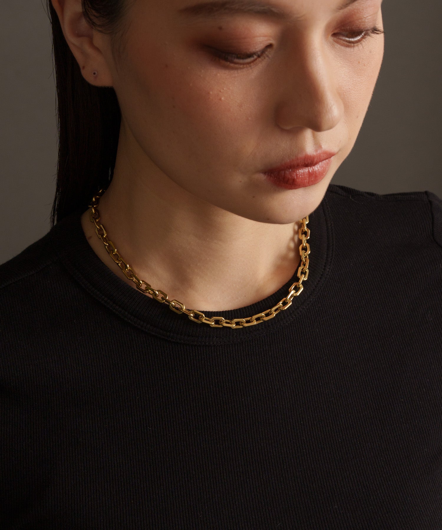 変形チェーンネックレス【Gold】 | tok