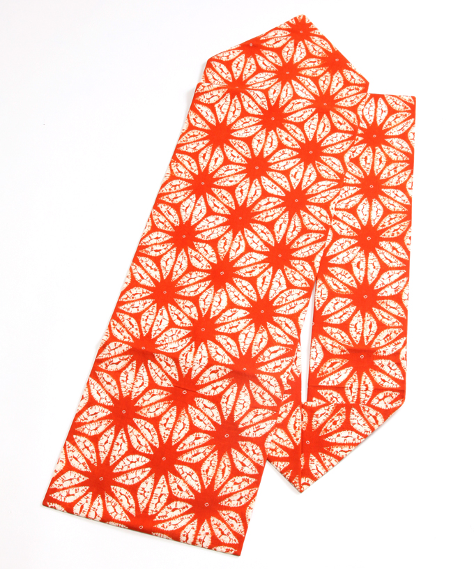 草紫堂謹製 南部茜染 綿九寸名古屋帯 | 特選きものコレクション