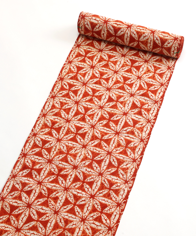 草紫堂謹製 南部茜染 紬着尺 未仕立て品 | 特選きものコレクション