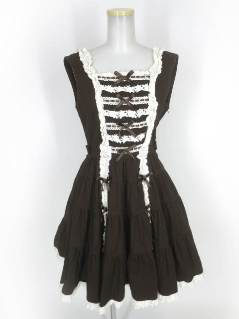 Innocent World / 薔薇レースティアードジャンパースカート