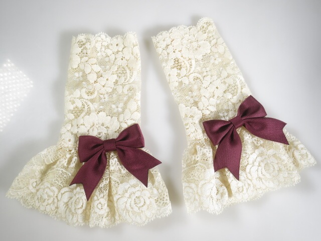 Mary Magdalene / リボン付きレースカフス・ミディ / メアリー