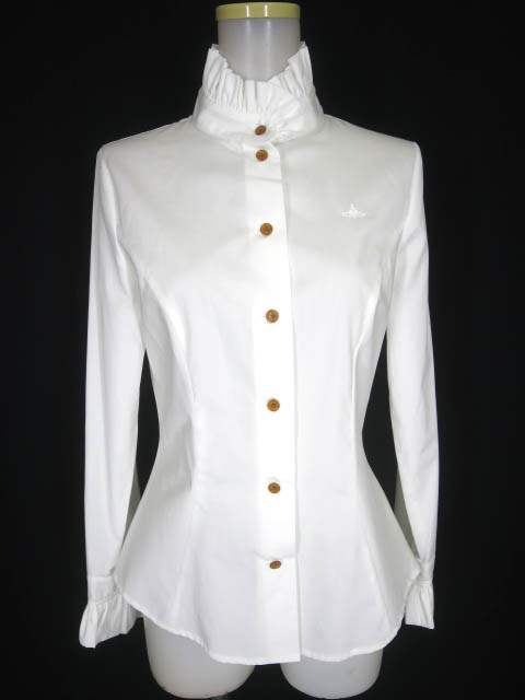 Vivienne Westwood RED LABEL / スタンドカラーフリルブラウス