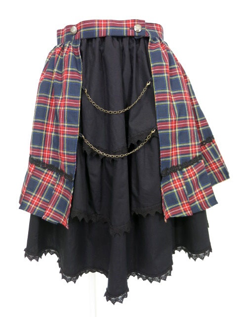 ALICE and the PIRATES タータンチェックスカート アリスアンドザ