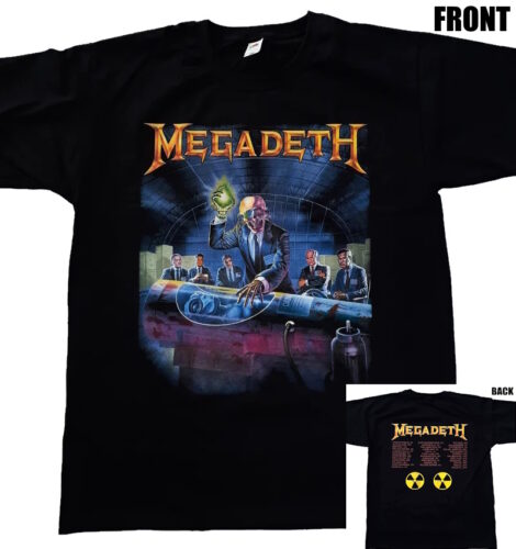 MEGADETH】ロックTシャツ メンズ バンドTシャツ メンズ MEGADETH RUST
