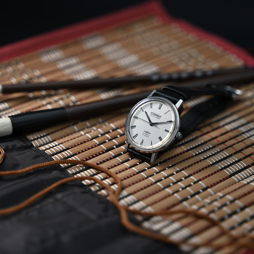 シチズン カトラス シルバーダイヤル 30石 自動巻き Citizen Cutlass