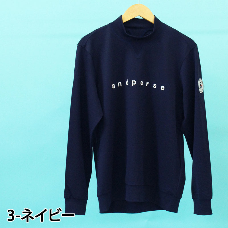 and per se アンパスィ ゴルフウェア メンズ トレーナー モックネック